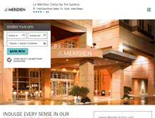 Tablet Screenshot of lemeridiendallas.com